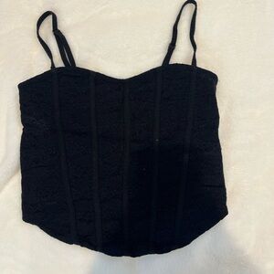 Hollister Black Lace Camisole Top